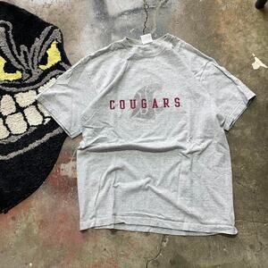 Vintage grey washington cougars tee